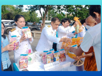 พิธีเจริญพระพุทธมนต์และทำบุญตักบาตรถวายพระราชกุศล ณ ... พารามิเตอร์รูปภาพ 1